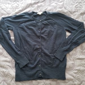 J Crew / Crewcuts Girls Size 14 Navy Blue Cotton Cardigan